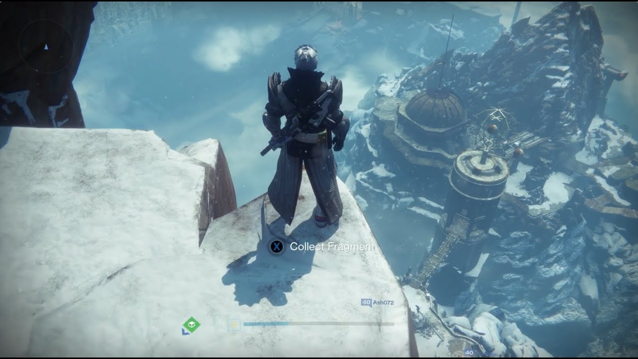 Destiny 1 Climbing the Felwinter Peak Mountain in the social space