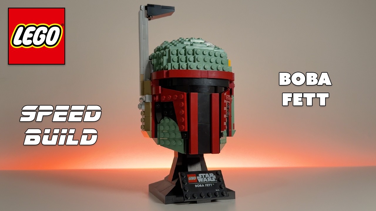 LEGO Star Wars Boba Fett Helmet 75277 // Speed Build