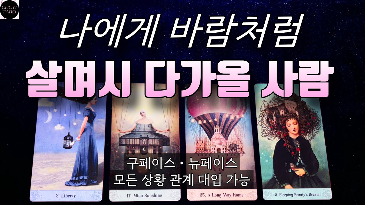 [타로]🫧후아유? 나에게 살랑 살랑 바람처럼 다가올 사람의 정체🪽🍃