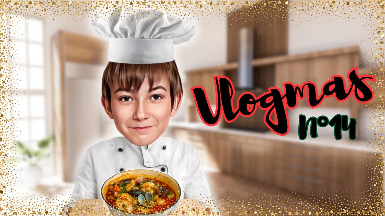 ♡ [VLOGMAS FAMILLE NOMBREUSES N°14] NOAN CRÉER ÇA PREMIÈRE RECETTE DE CUISINE.