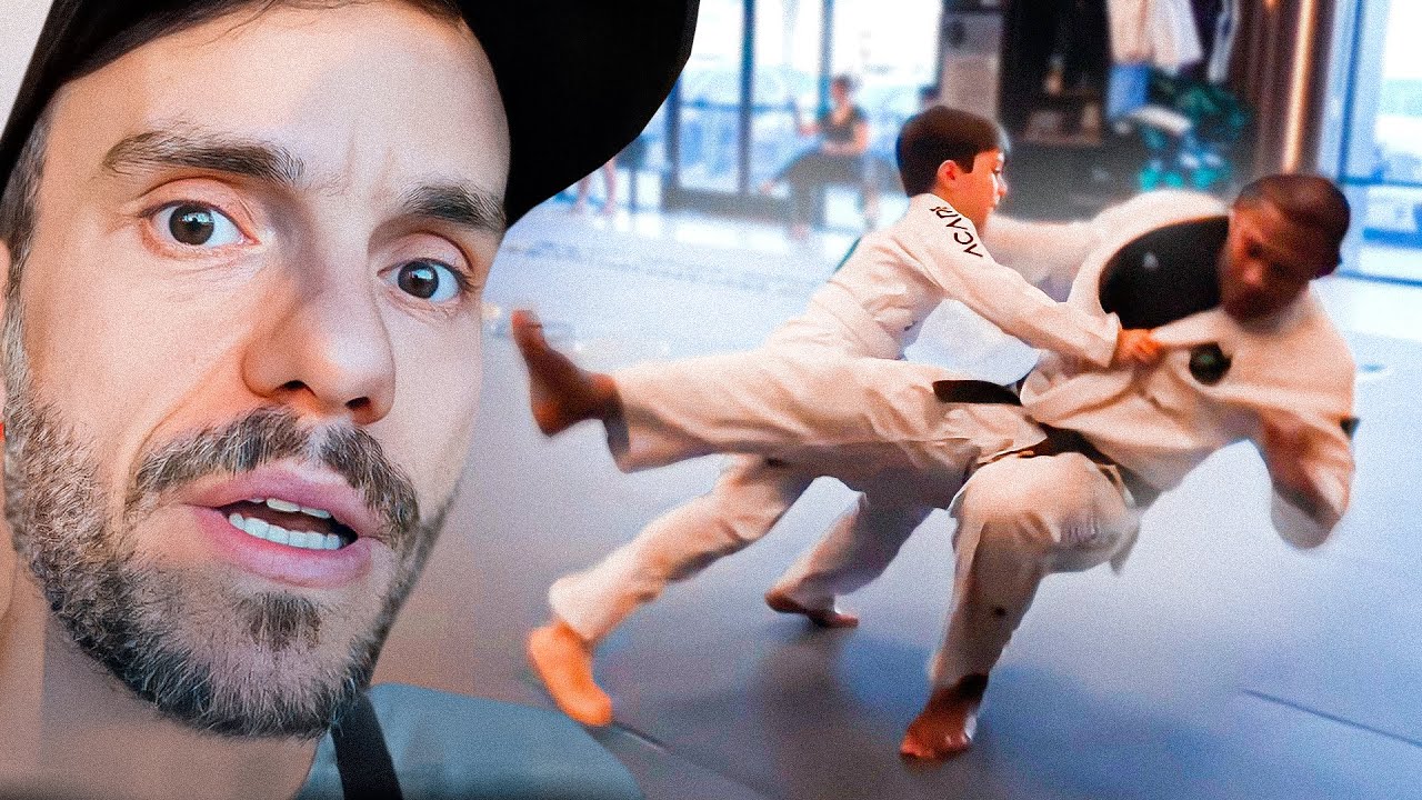 MARCOS DERRUBOU O PROFESSOR NO CIRCUITO DE  JIU-JITSU
