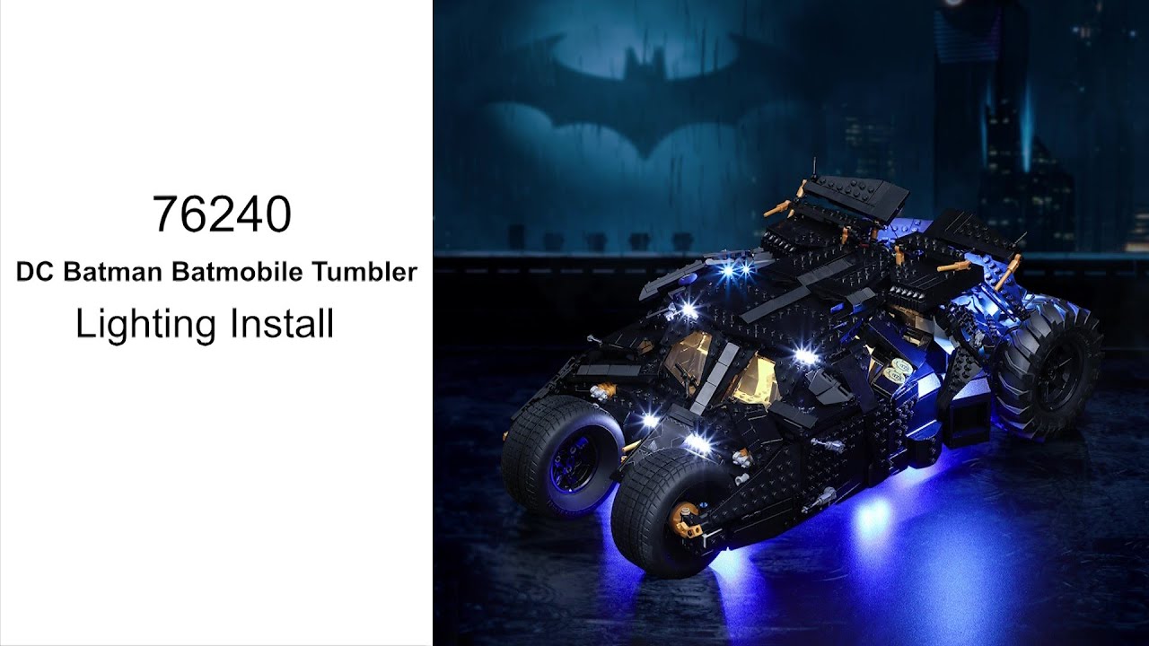 【BX478 installation video】Briksmax - DC Batman Batmobile Tumbler 76240(Don't Miss)