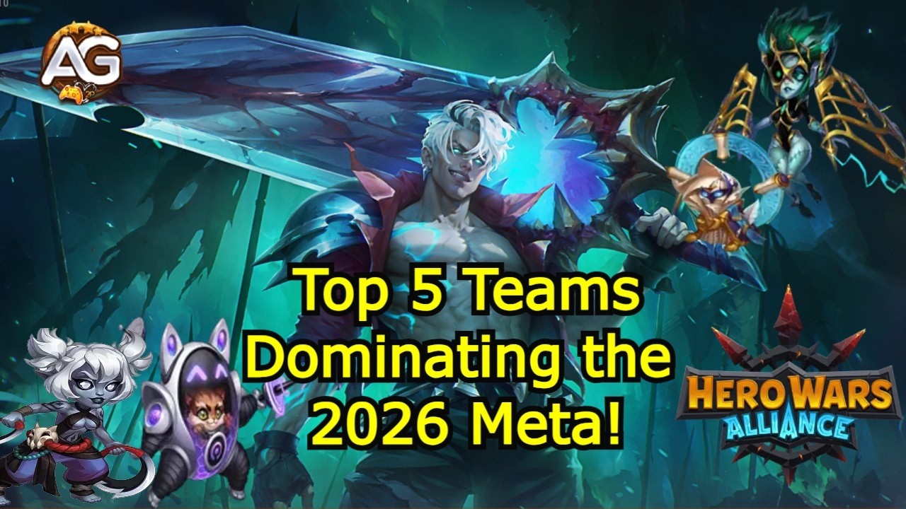 Top 5 Teams Dominating the 2026 Meta! Hero Wars Alliance [New Update]