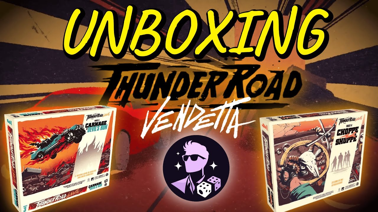 UNBOXING de Expansiones de THUNDER ROAD VENDETTA | Carnage at Devil’s Run & Choppe Shoppe 🔥
