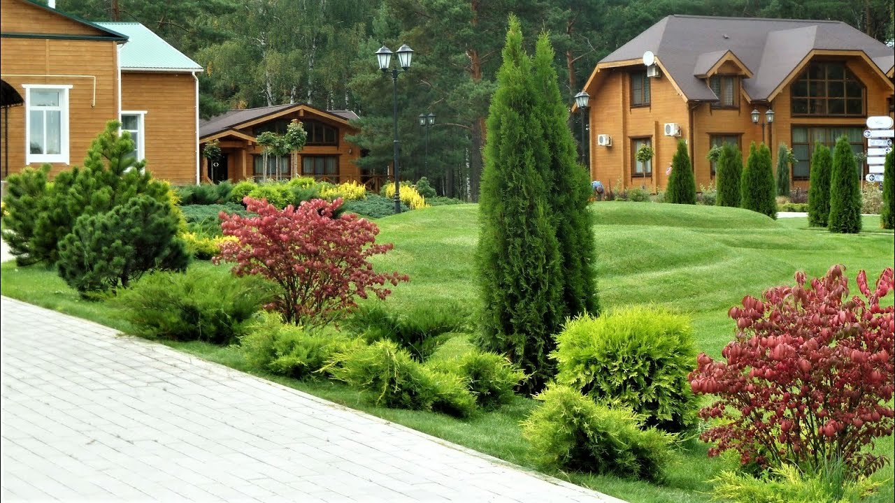 🌺Ландшафтный Дизайн придомовой территории Оригинальные Идеи / Garden design ideas / A - Video