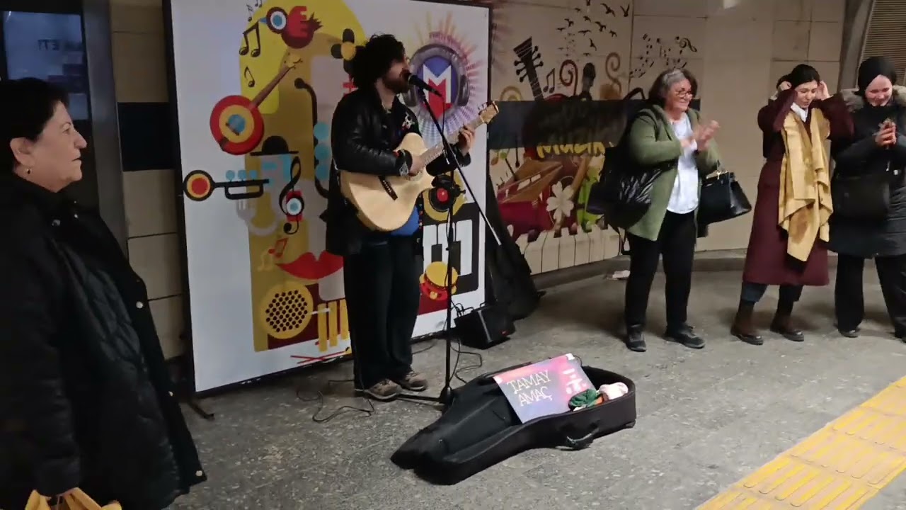 7 Şubat 2026 pazar 19.55 Tamay Yamaç #music #müzik #gitar #gitarcover #istanbul #levent #metro #kâr 