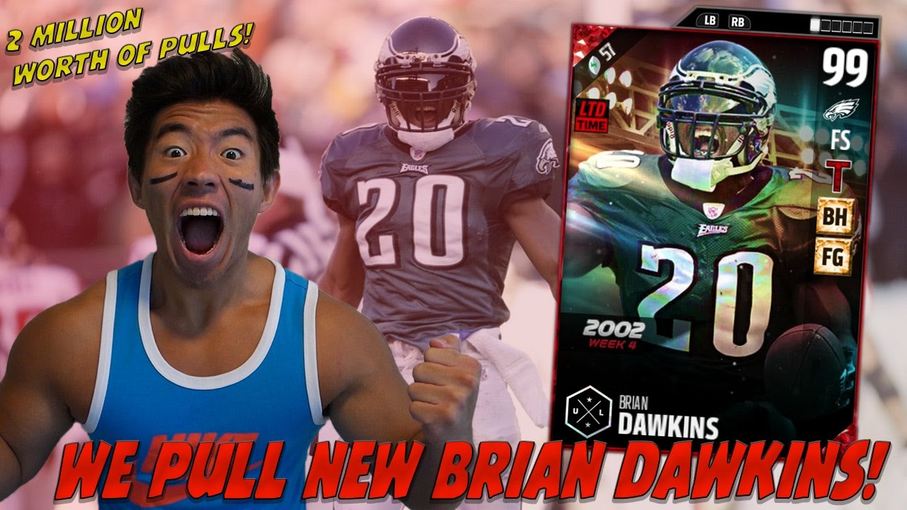 WE PULL ULTIMATE LEGEND BRIAN DAWKINS!? OVER 2 MILLION IN PULLS! MADDEN 17 PACK OPENING