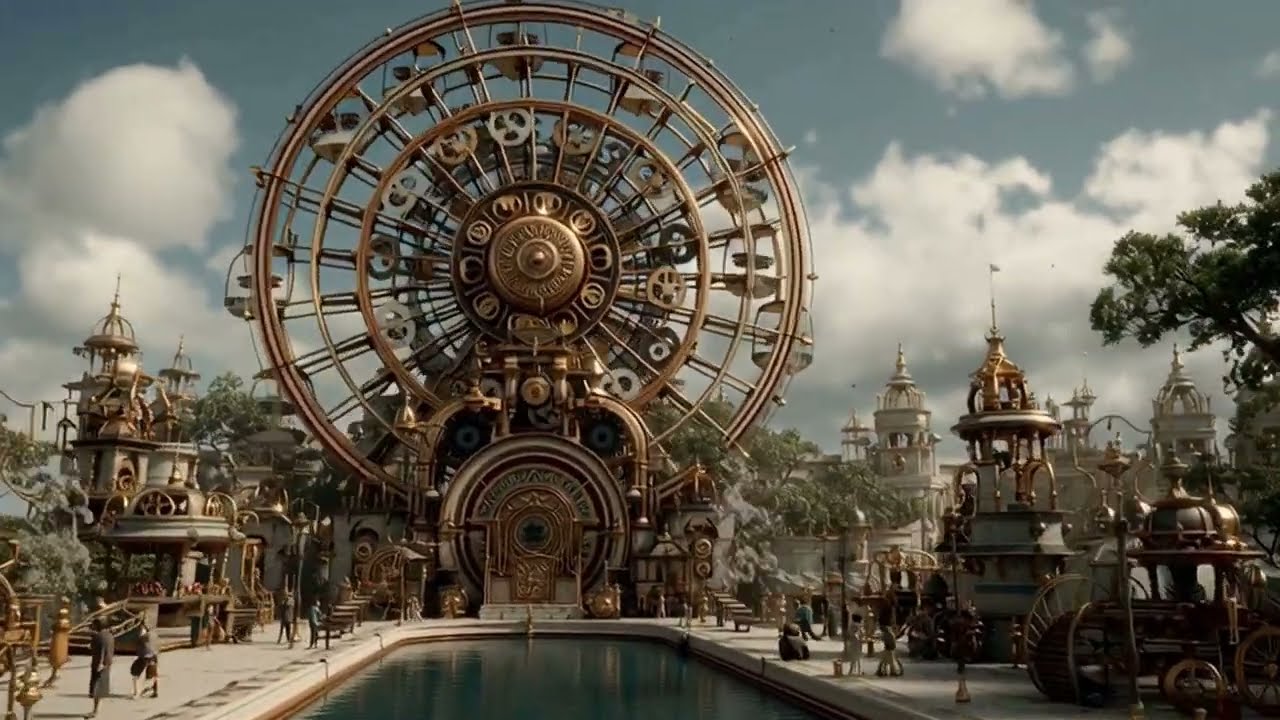 Steamwheel Waltz | Cinematic Steampunk Music for a Mechanical Fairground