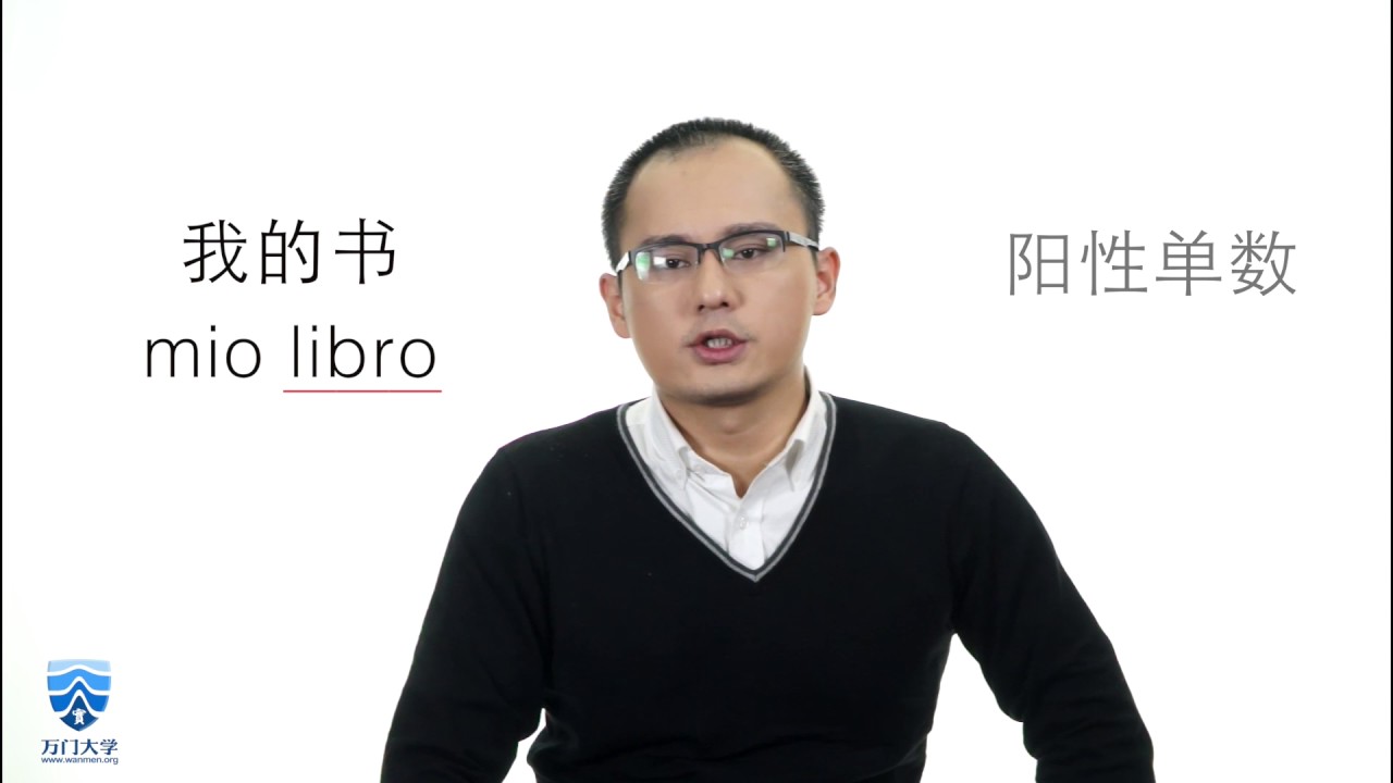 【万门大学】意大利语初级7 2 物主形容词