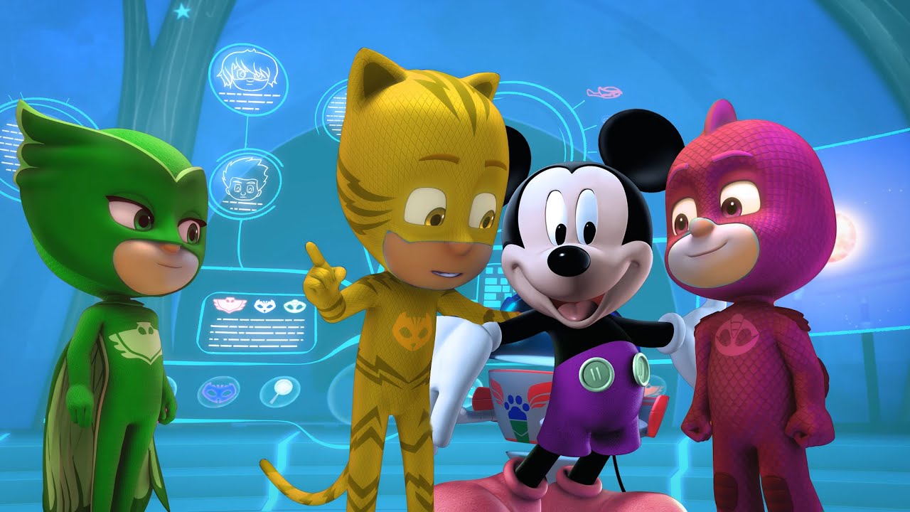 Mickey Mouse Clubhouse PJ Masks Color 🎁 Nursery Rhymes Coilbook Coloring Pages 宿題 PJMasks HQ