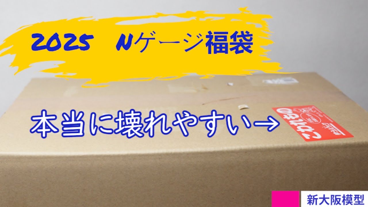 2025年　今年もやります！　Nゲージ福袋開封!! 新大阪模型