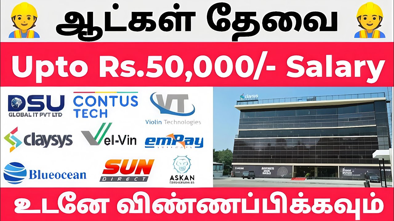 🔥 Latest Private Jobs 2026 | Chennai, Coimbatore, Pondicherry, Goa | Freshers & Experience | Jobs