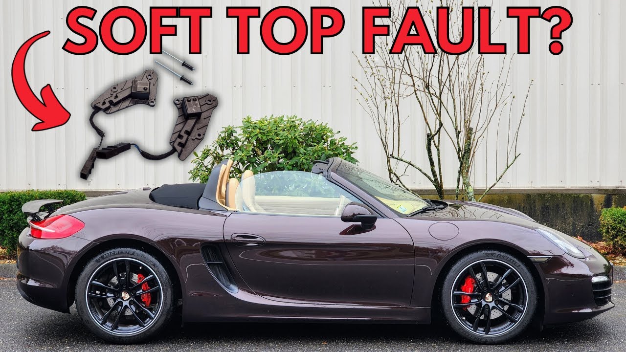 Porsche Convertible Microswitch Replacement, Step by Step Guide (Boxster 981/718)