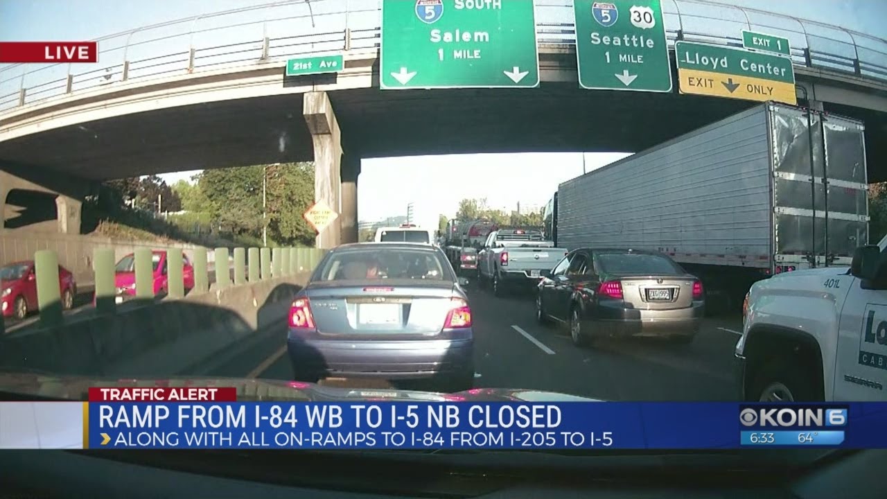 Thursday morning traffic backup
