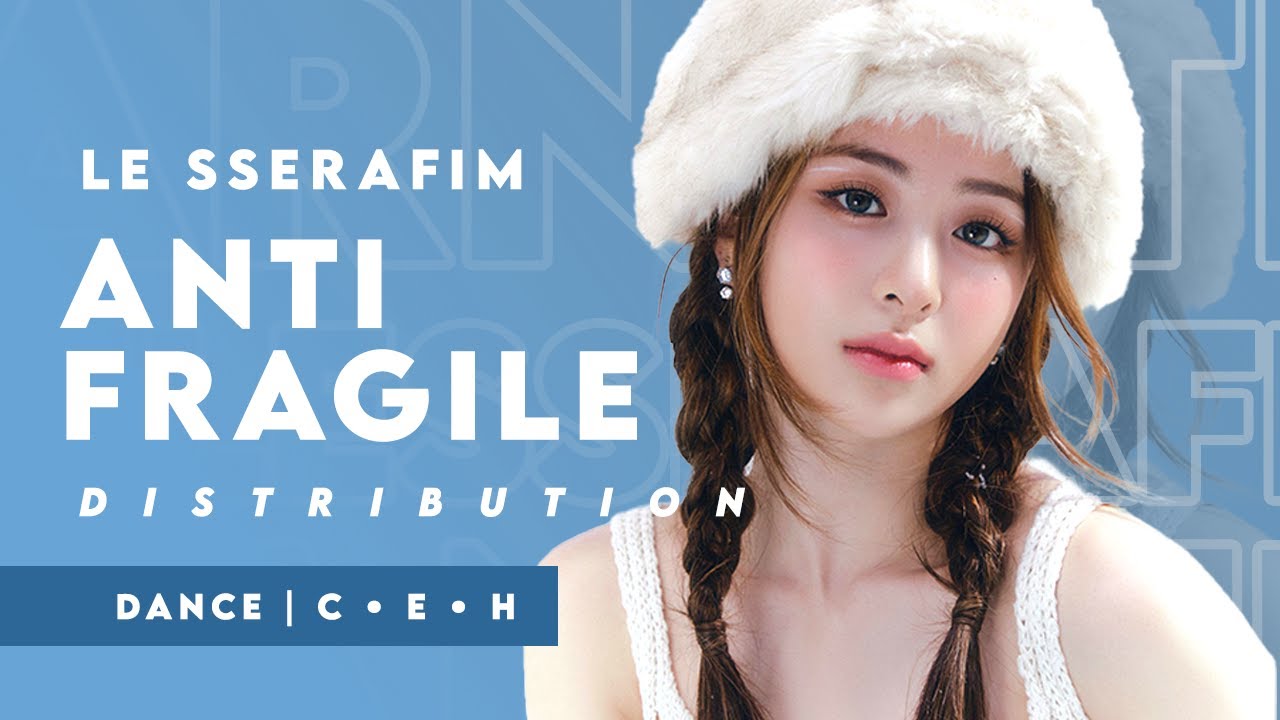 LE SSERAFIM 르세라핌 'ANTIFRAGILE' Dance Distribution (Center + Edge + Hidden)