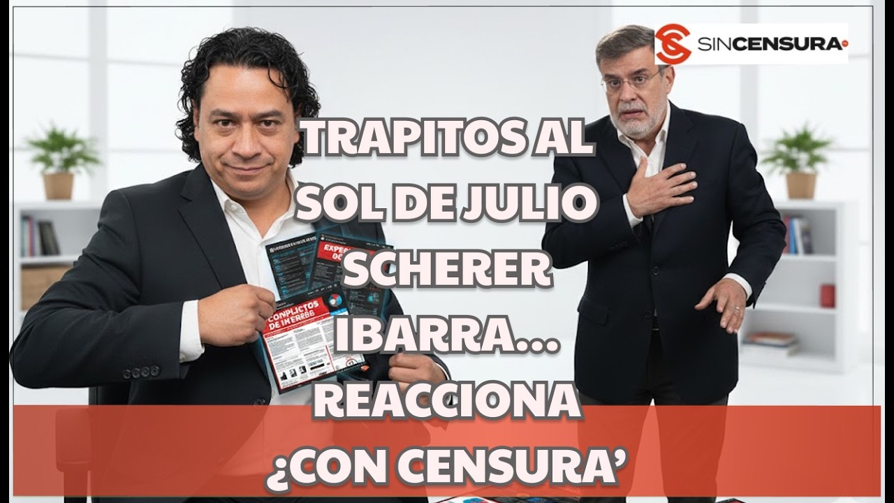 JULIO C. ROA VENTILA trapitos de SCHERER IBARRA y lo quieren ¿CENSURAR?
