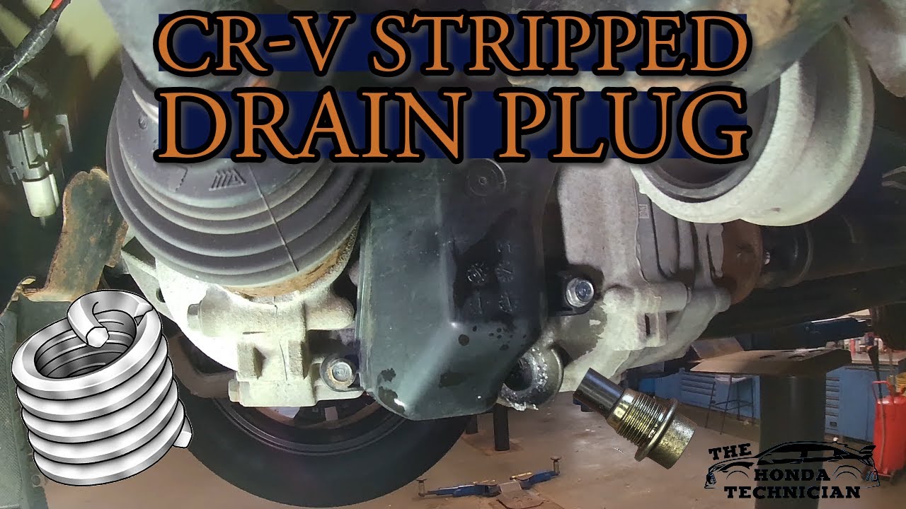 Fixing Stripped Treads On A CRV Rear Differential