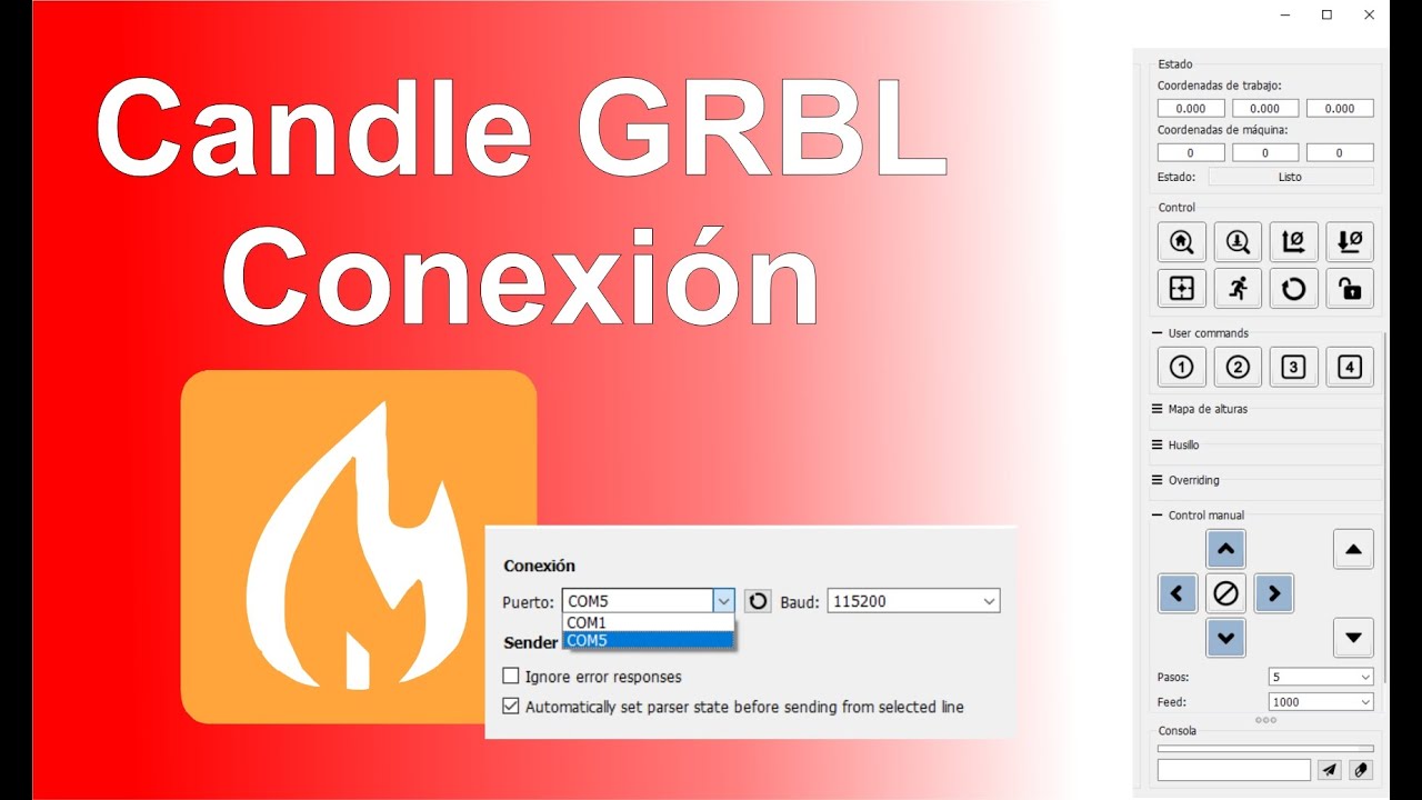[ Candle - CNC ] Conexión & Inicio