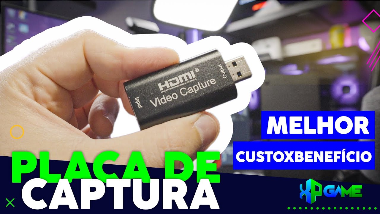 PLACA DE CAPTURA 4K HDMI USB 3.0: A MELHOR PARA STREAMING E GRAVAÇÃO? | Unboxing + Testes + Dicas
