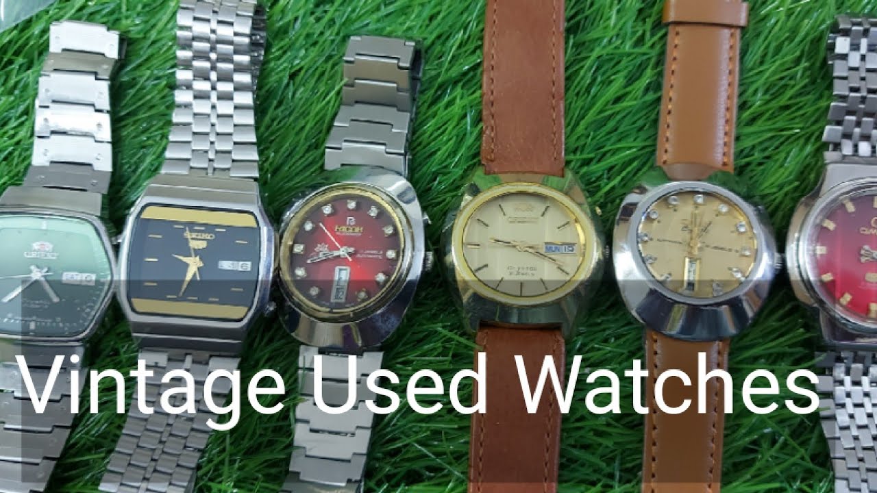 vintage used watches with original machines | ceelifemedia | seiko5 | orient | omax | ricoh