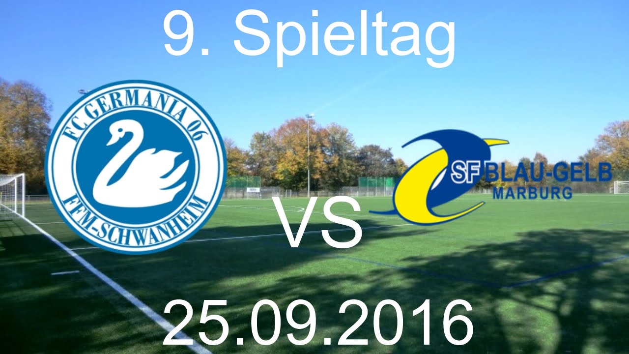 Germania Schwanheim - SF/BG Marburg | 25.09.2016 | 9. Spieltag Verbandsliga Gr. Mitte