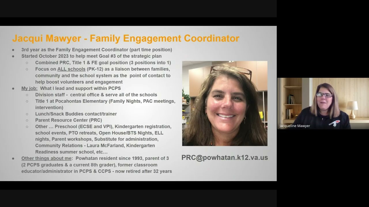Parent Volunteering and Engagement Opportunities in PCPS
