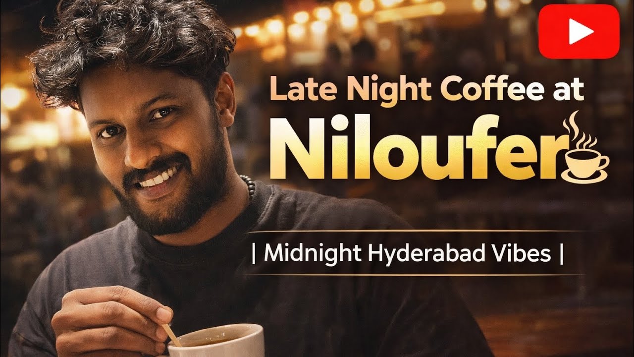Late Night Coffee at Niloufer ☕ | Midnight Hyderabad Vibes