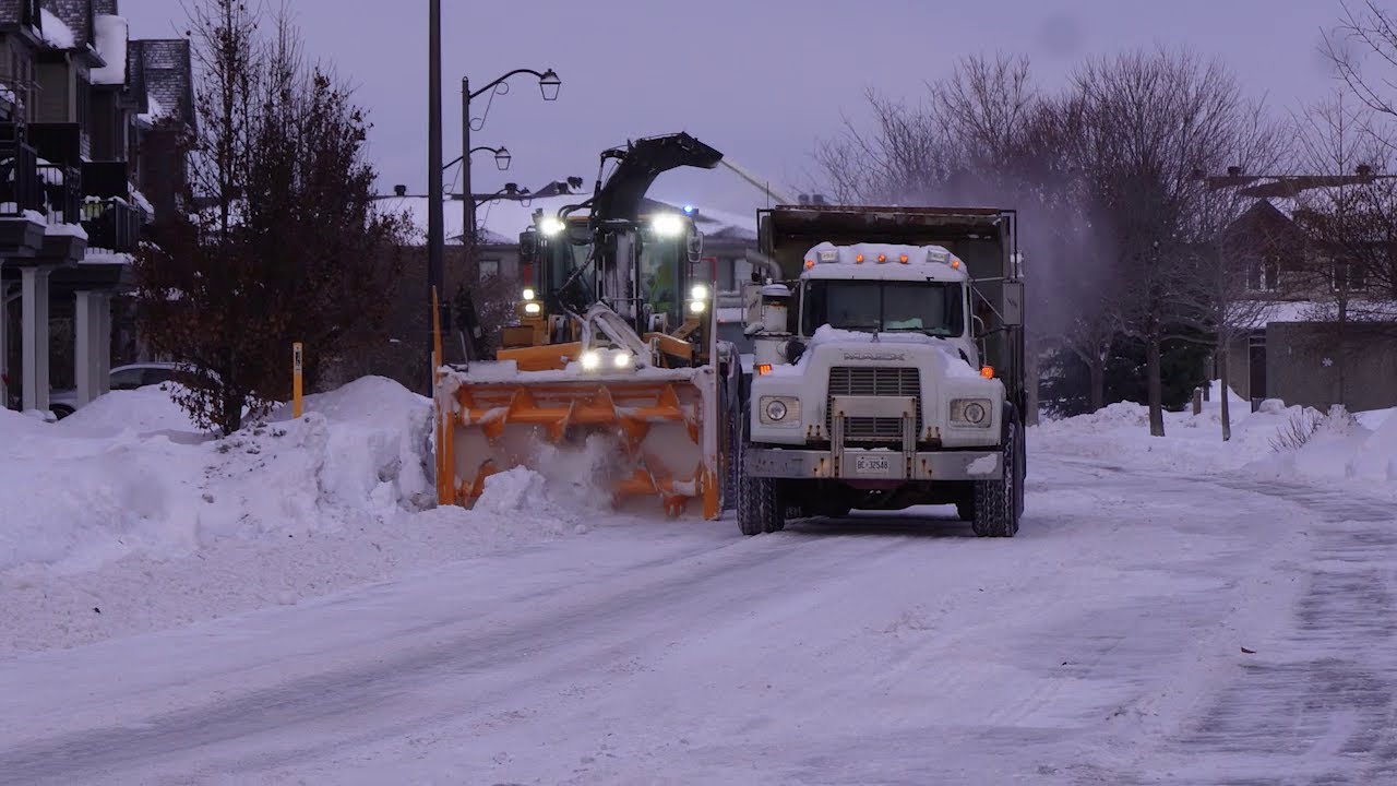 ❄️Ottawa Snow Removal Operation