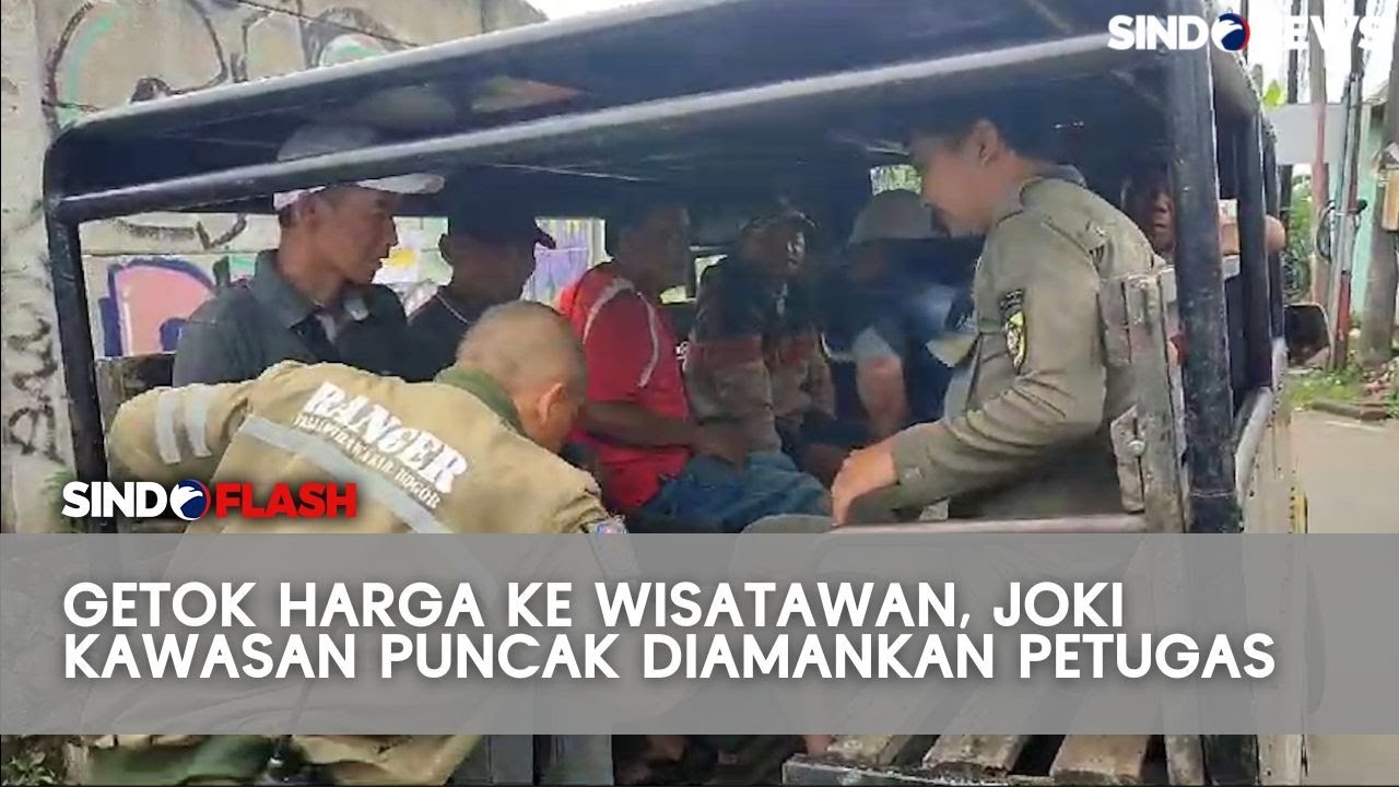 Meresahkan Wisatawan, Belasan Joki Jalur Alternatif Bogor Dirazia Polisi | Sindo Flash