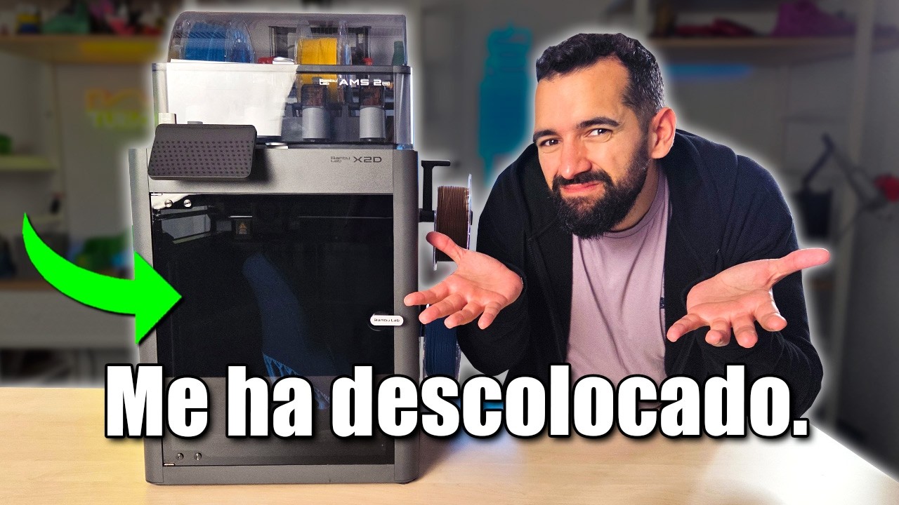 La Impresora 3d m&aacute;s Rara que he probado (y no es lo que esperaba) Bambu Lab X2D