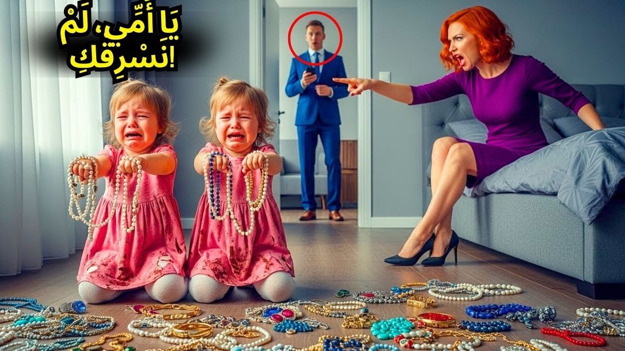 زوجة الأب القاسية تتهم التوأم بالسرقة وهم يبكون ويصرخون — الأب المليونير يتصل بالشرطة و...