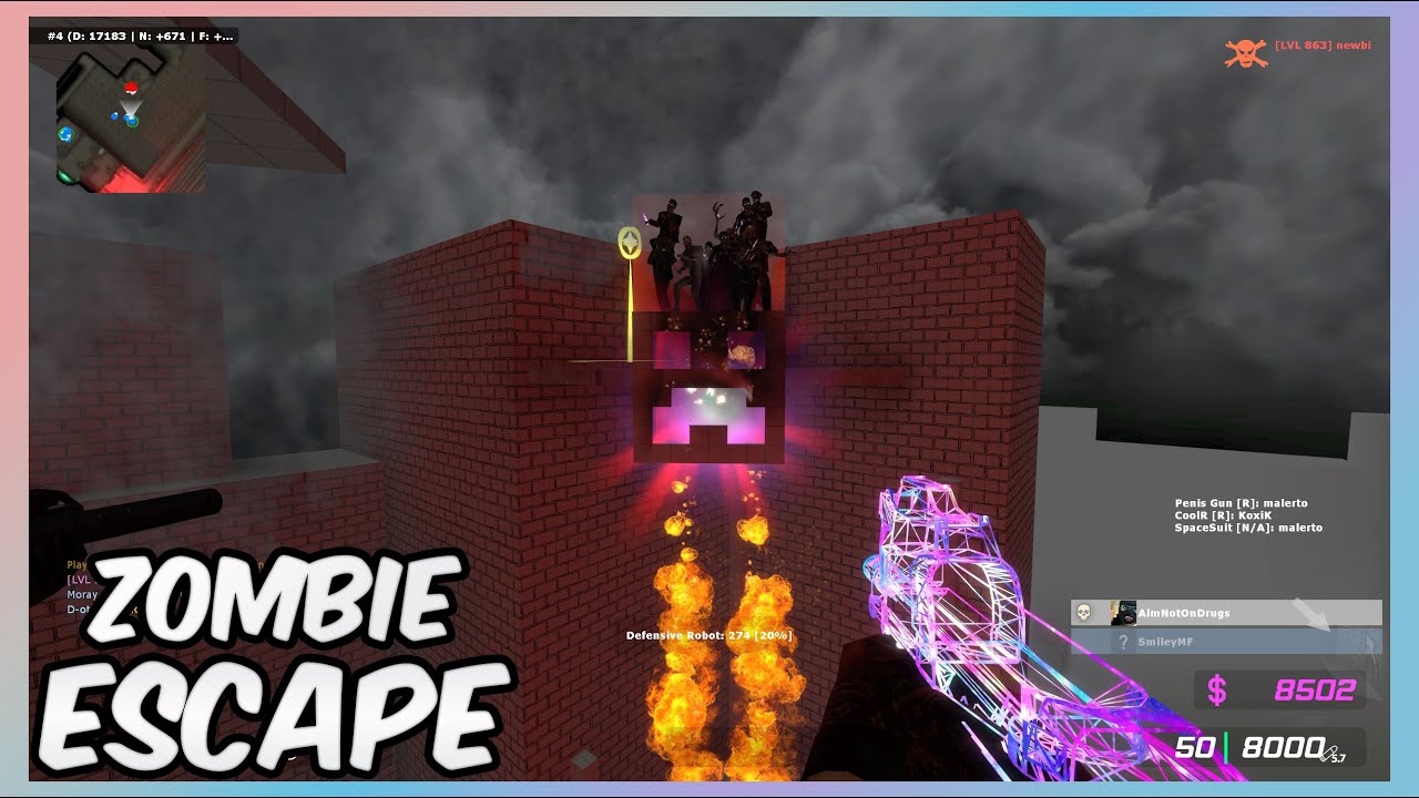 CSS Zombie Escape - ze_paper_escaper_v7_1 on UNLOZE (The End)