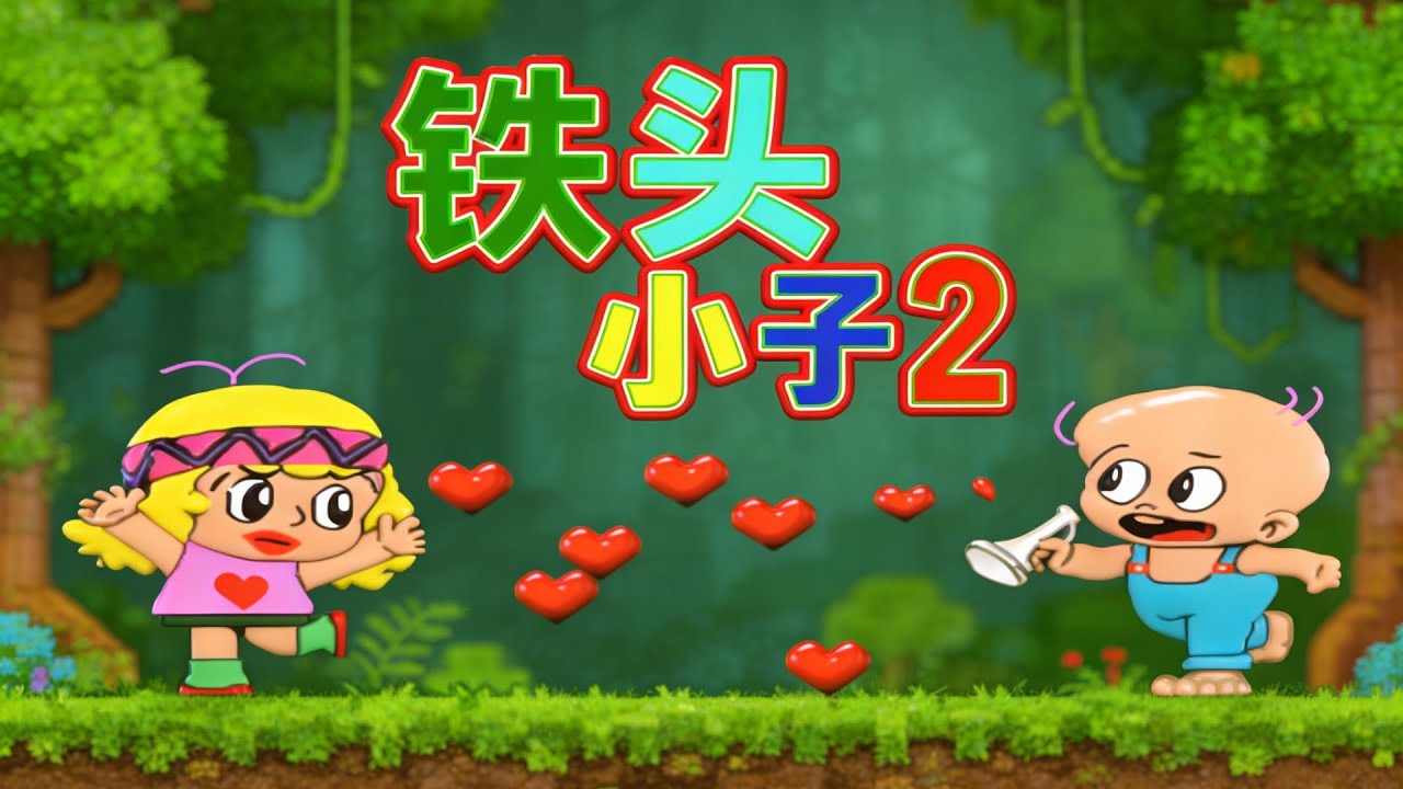 街机游戏《天安神童2》，又名铁头小子，无比抽象