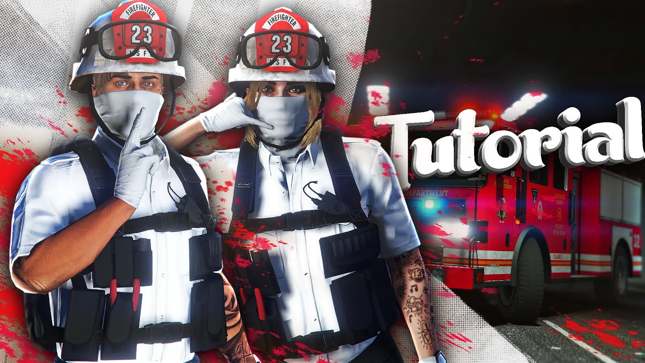 GTA 5 ONLINE  - FIREFIGHTER OUTFIT TUTORIAL MALE/FEMALE