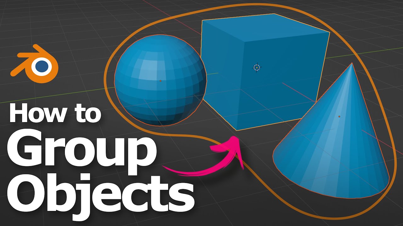 Как группировать объекты в Blender с помощью коллекции