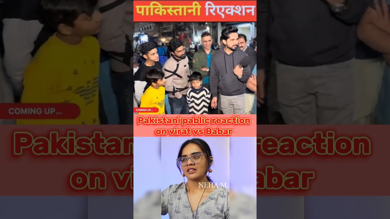 Pakistani pablic reaction on virat kohli vs Babar #short #youtubeshorts #shortvideo