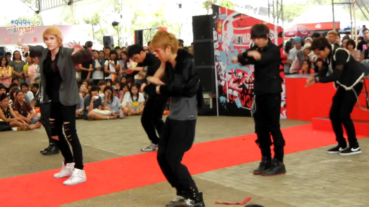 BEAST Dance Cover at Dance Street stage at Korean Wave in Bangkok