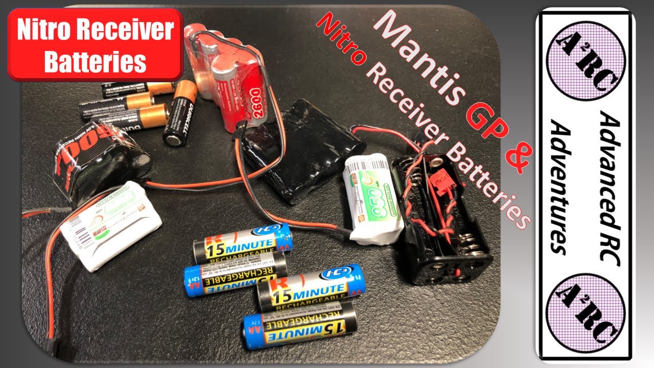 Nitro Receiver Battery - Custom Heat Shrink and UK Battery Pack - Kyosho Mantis GP