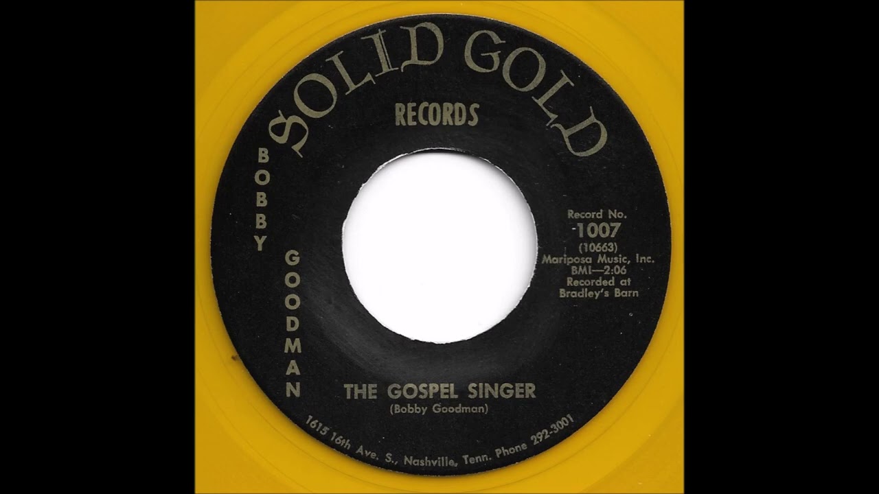 Bobby Goodman - The Gospel Singer