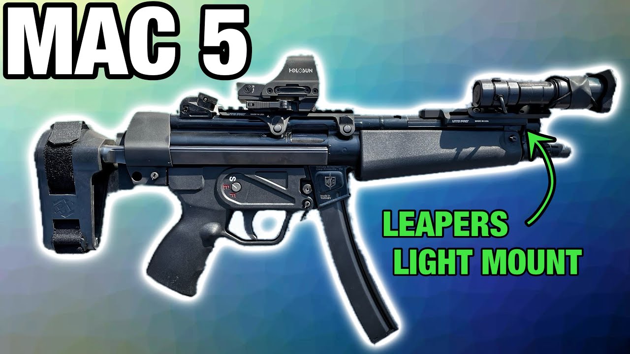 MAC 5 и крепление Leapers UTG Pro Light