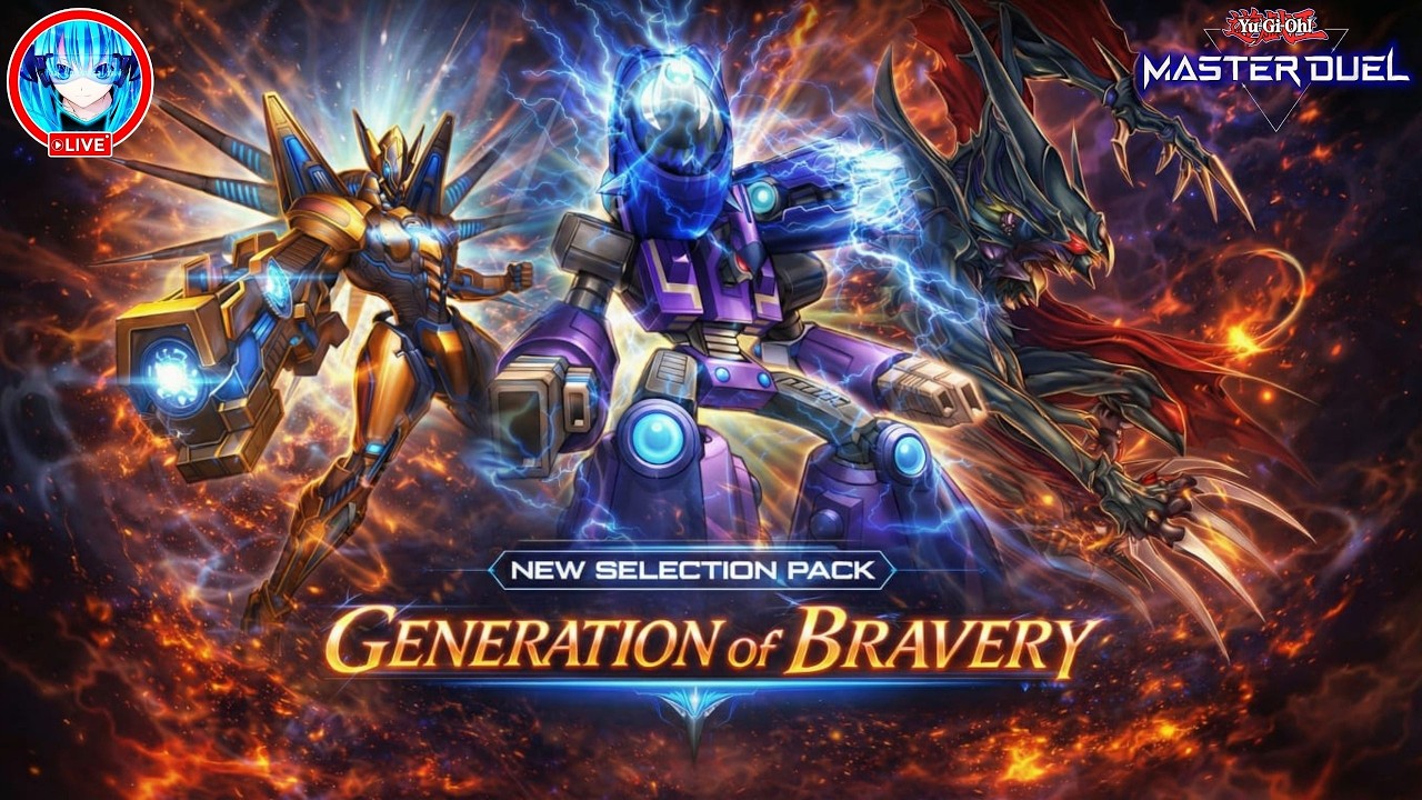 🔴 New Selection Pack: Generation of Bravery [Yu-Gi-Oh! Master Duel]