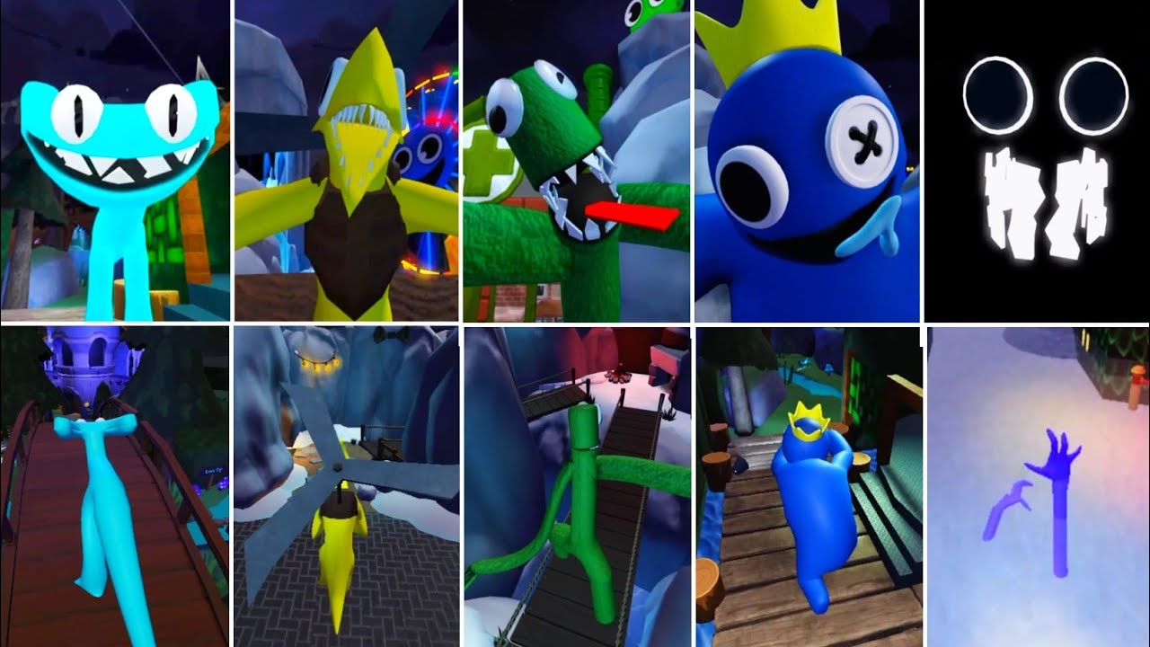 Rainbow Friends chapter 2  Monsters Jumpscars V