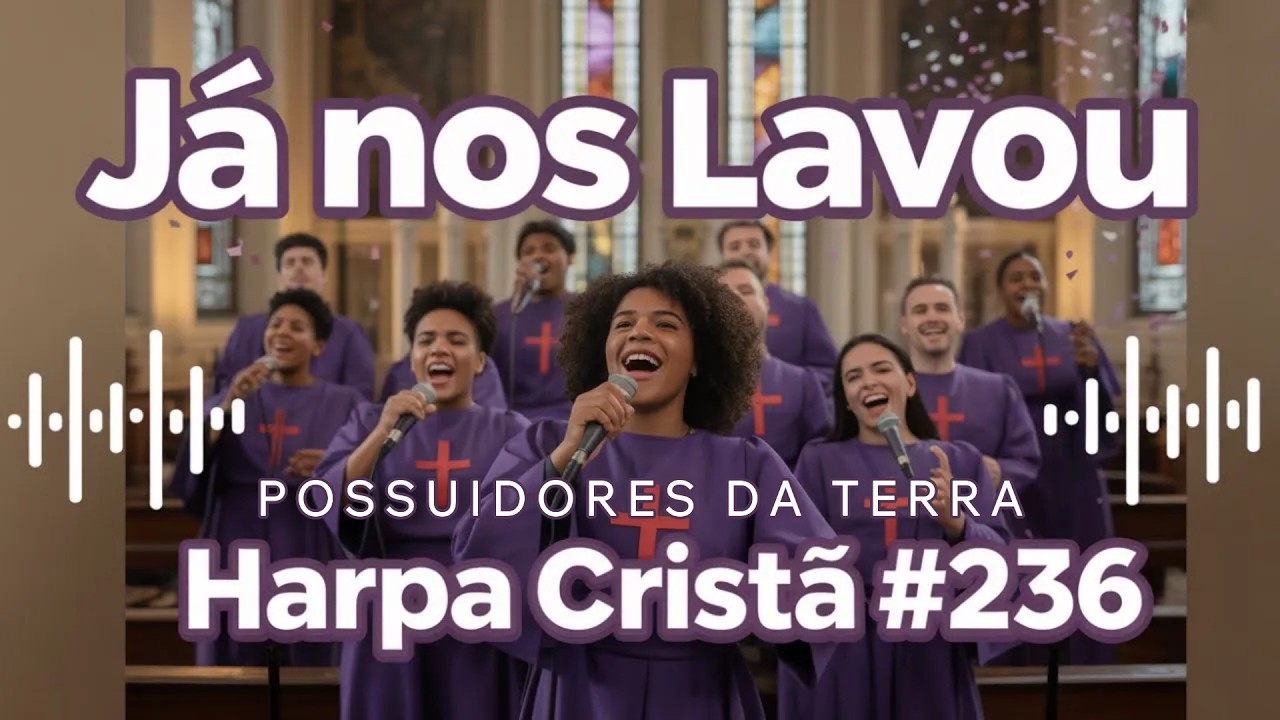 ✝️ JÁ NOS LAVOU - Harpa Cristã 236 | NOVA VERSÃO do Hino Clássico | Louvor Poderoso 🎶