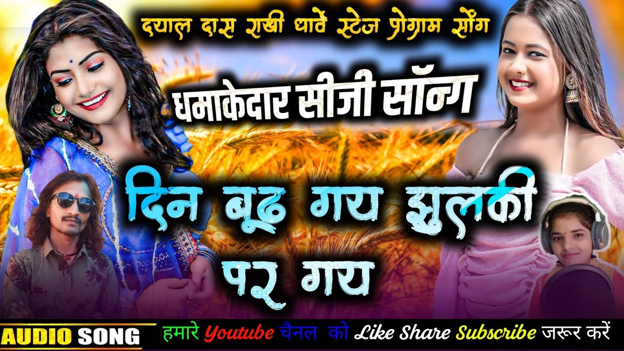 दिन बूढ गय झुलकी पर गय। Din Bud Gay Jhulki per Gaye। Dayal Das। Rakhi Dharve । Cg Karma Song । 