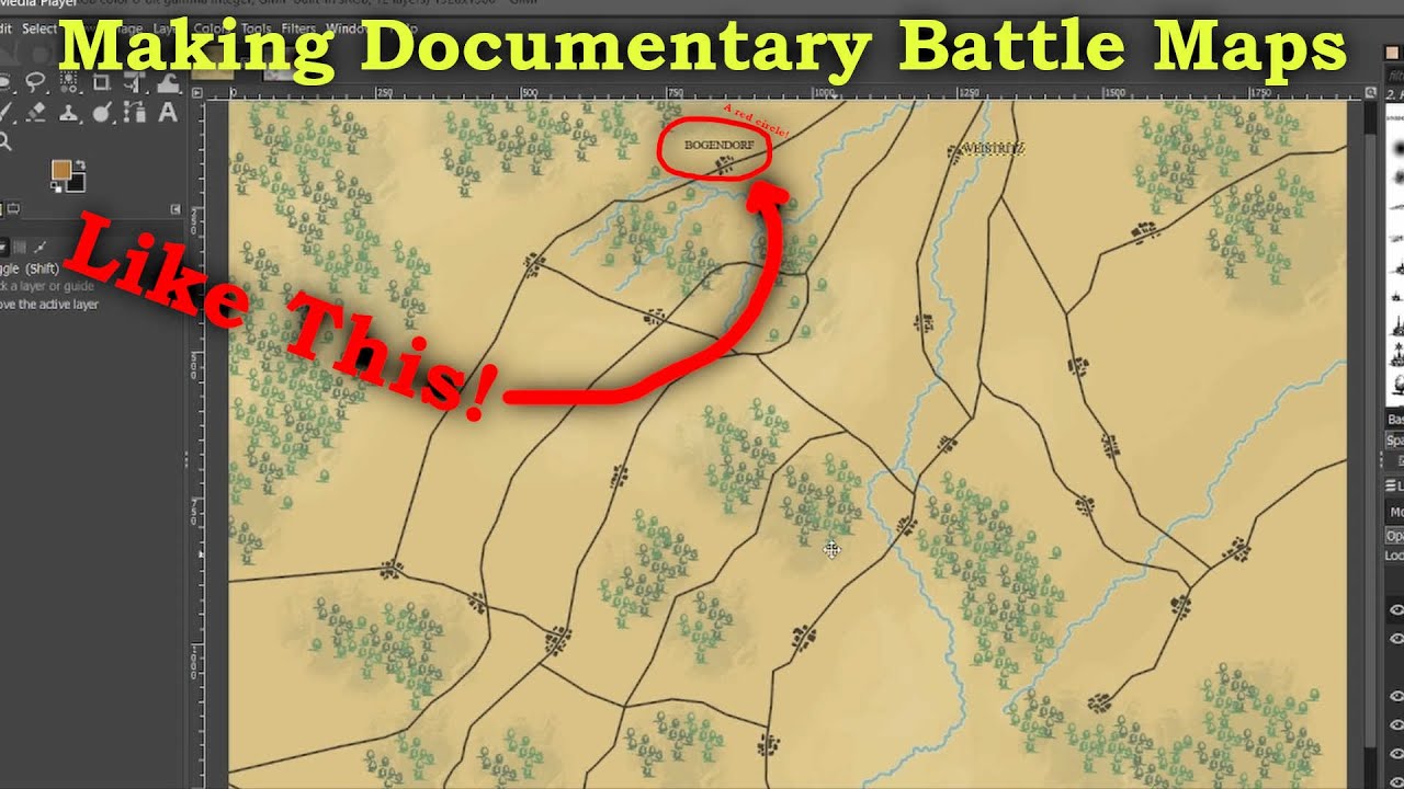 Gimp Battle Map Tutorial - Making a Documentary