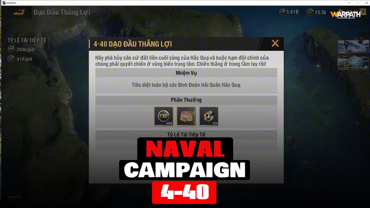 Naval Campaign 4-40 | Warpath v12.5