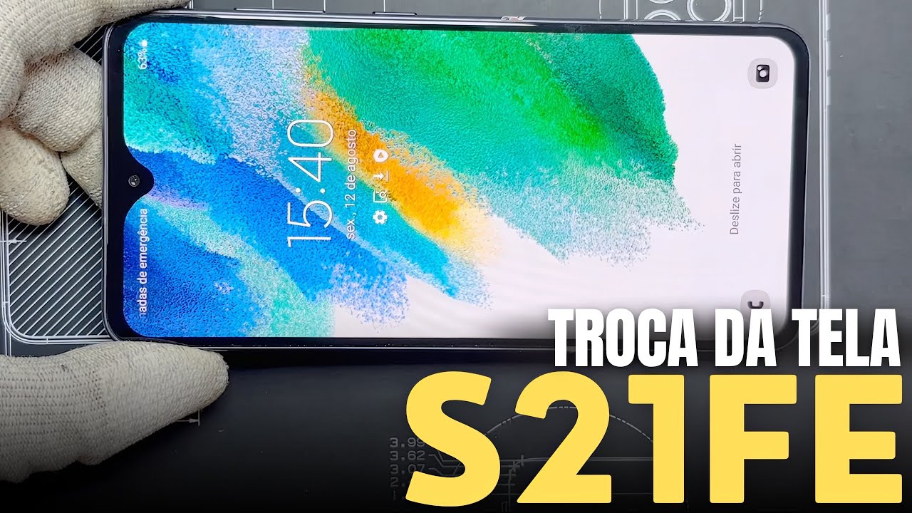 COMO TROCAR A TELA DO GALAXY S21FE MUITO FÁCIL PASSO A PASSO 2025📲