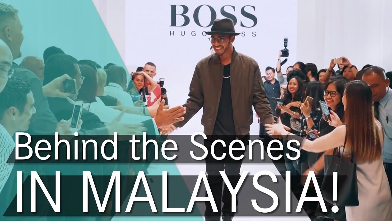 Lewis Hamilton & HUGO BOSS on the Kuala Lumpur Catwalk