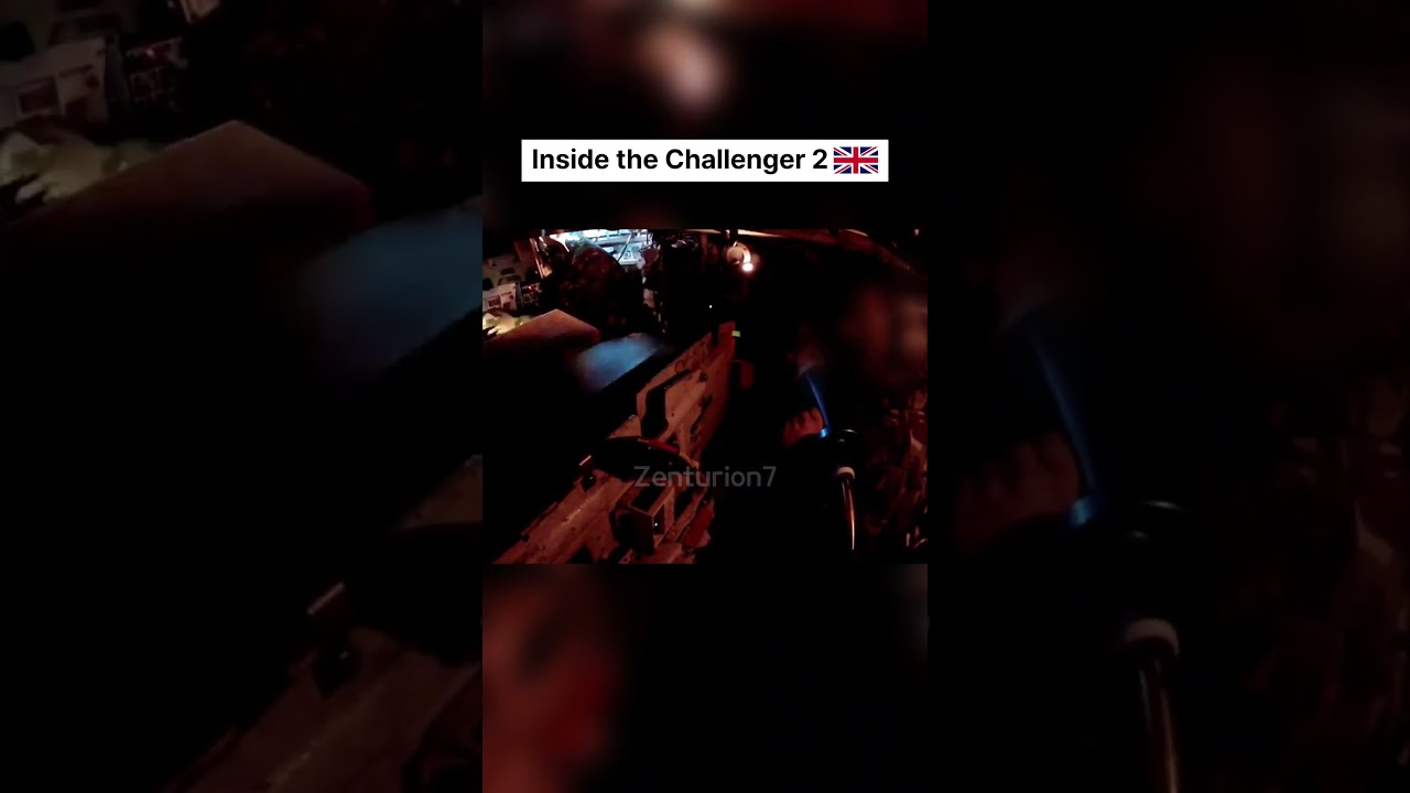 Внутри Challenger 2...🇬🇧