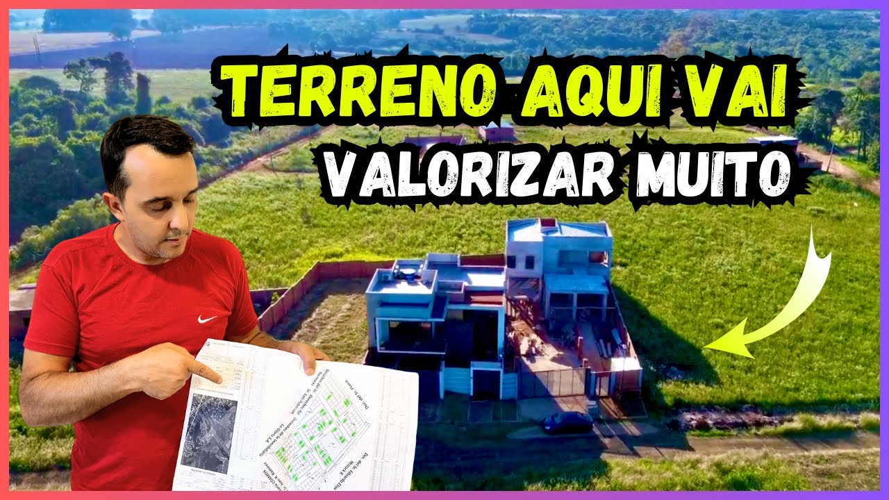 Terrenos a venda em Encarnación, casas de alto padrão sendo construídas.